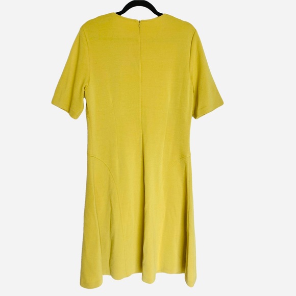 St. John Caris Knit Dress With Oval Neckline. - Picture 2 of 4